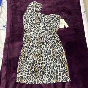 Kenneth Cole one piece leopard print dress